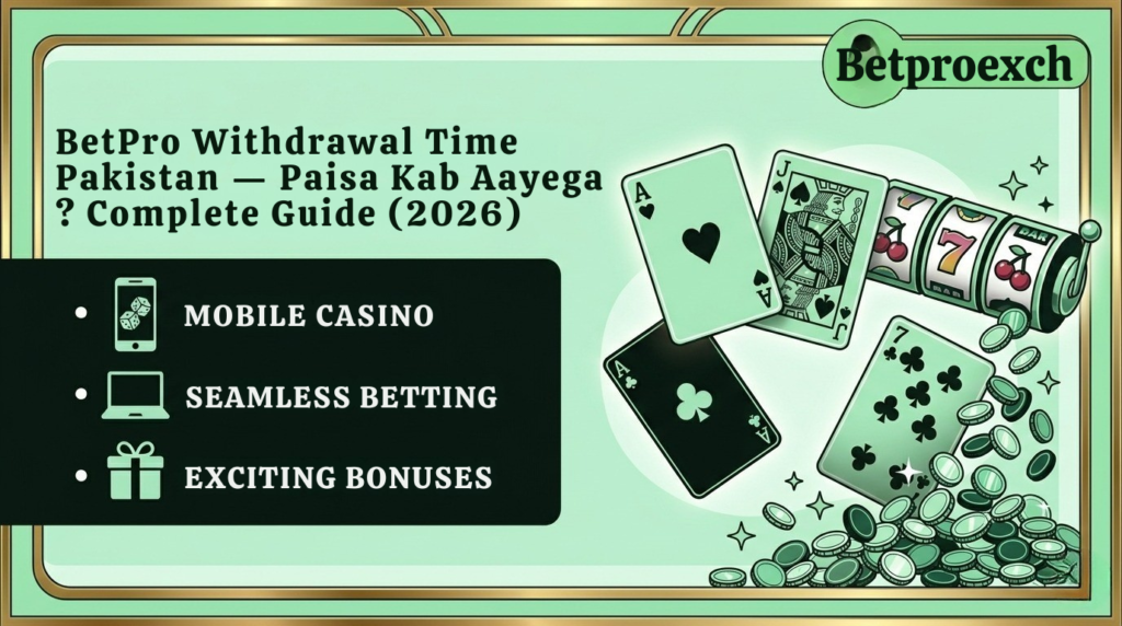 betpro withdrawal time